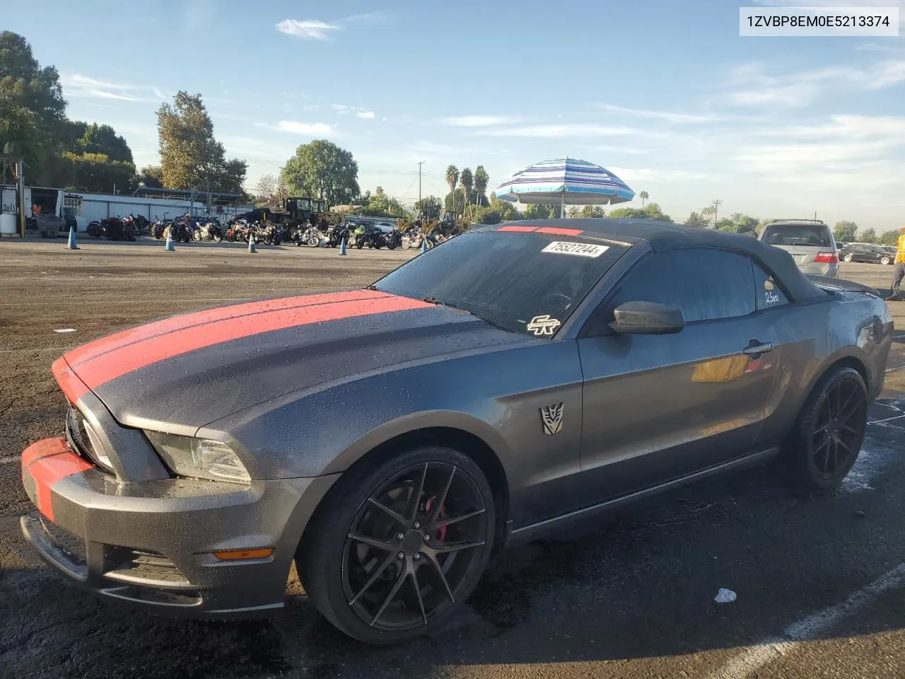 2014 Ford Mustang VIN: 1ZVBP8EM0E5213374 Lot: 75527244