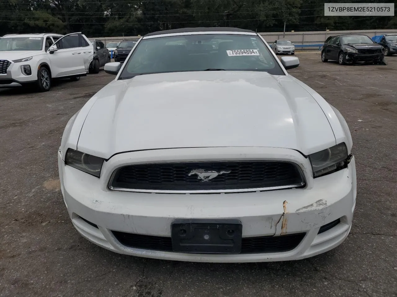 2014 Ford Mustang VIN: 1ZVBP8EM2E5210573 Lot: 75594894