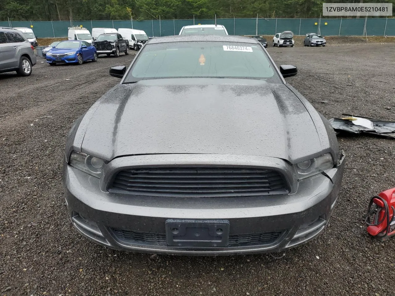 2014 Ford Mustang VIN: 1ZVBP8AM0E5210481 Lot: 76840374