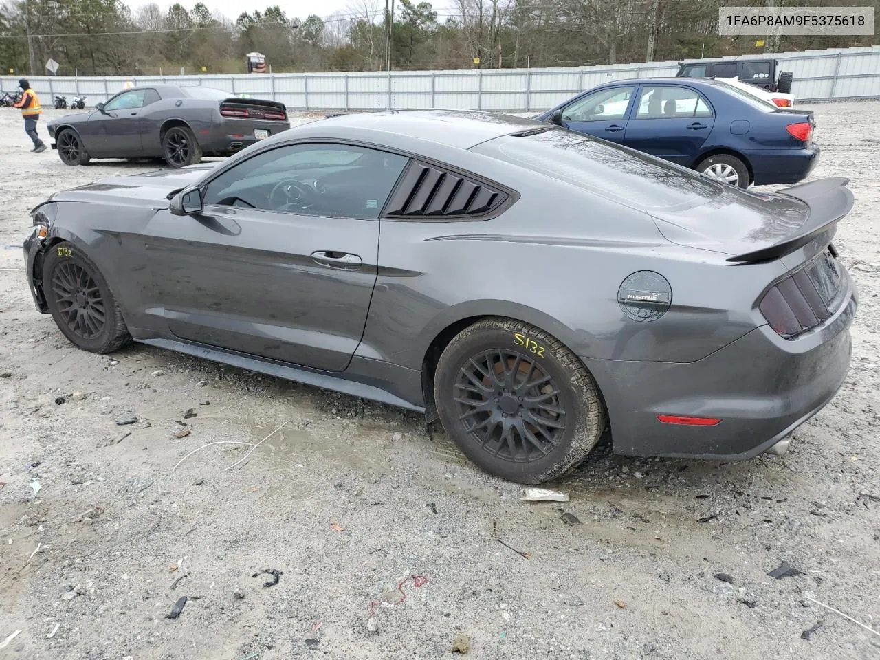 2015 Ford Mustang VIN: 1FA6P8AM9F5375618 Lot: 41245734