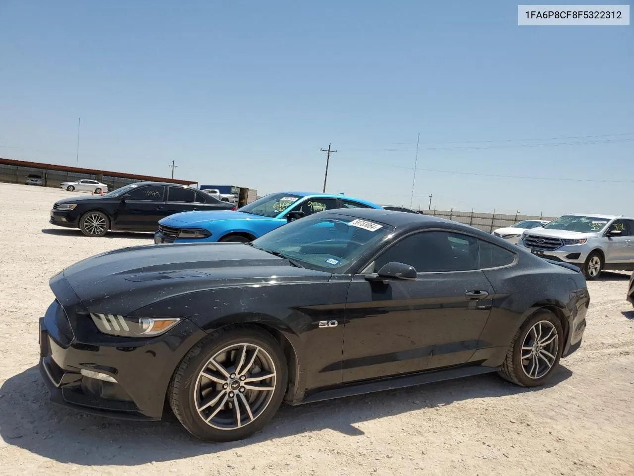 1FA6P8CF8F5322312 2015 Ford Mustang Gt