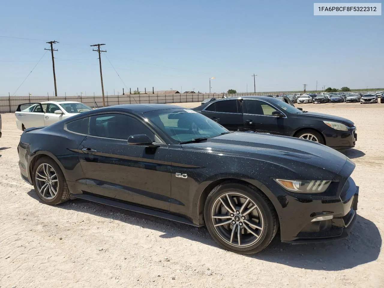 2015 Ford Mustang Gt VIN: 1FA6P8CF8F5322312 Lot: 59753064