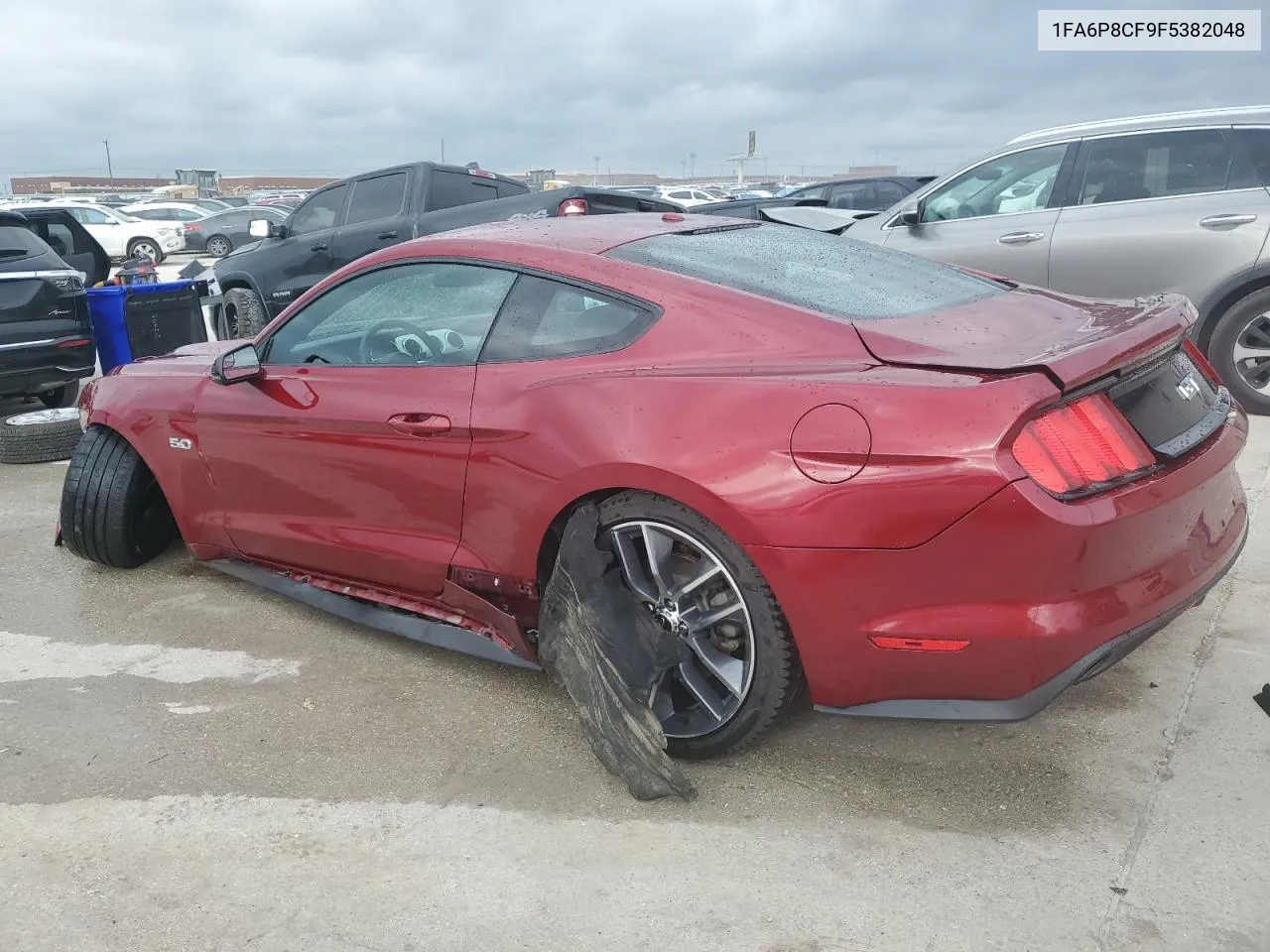 2015 Ford Mustang Gt VIN: 1FA6P8CF9F5382048 Lot: 59789124