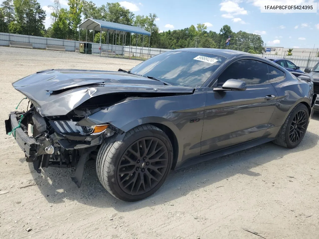 2015 Ford Mustang Gt VIN: 1FA6P8CF0F5424395 Lot: 59988424