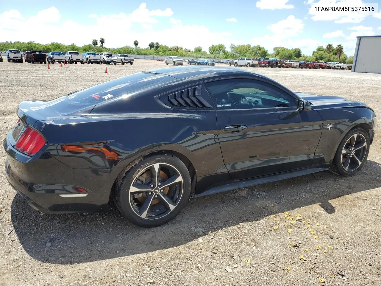 2015 Ford Mustang VIN: 1FA6P8AM5F5375616 Lot: 60511194