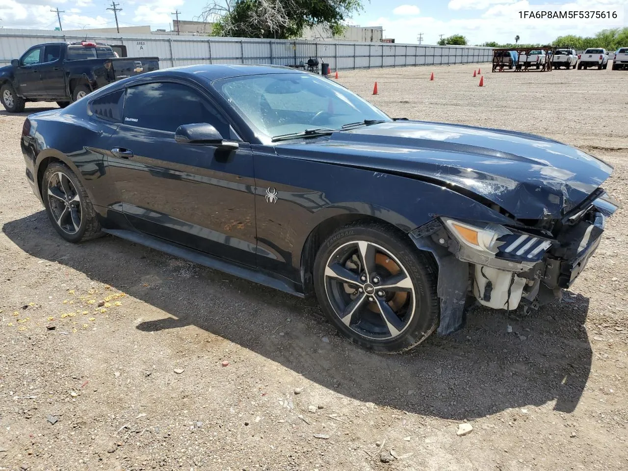 2015 Ford Mustang VIN: 1FA6P8AM5F5375616 Lot: 60511194