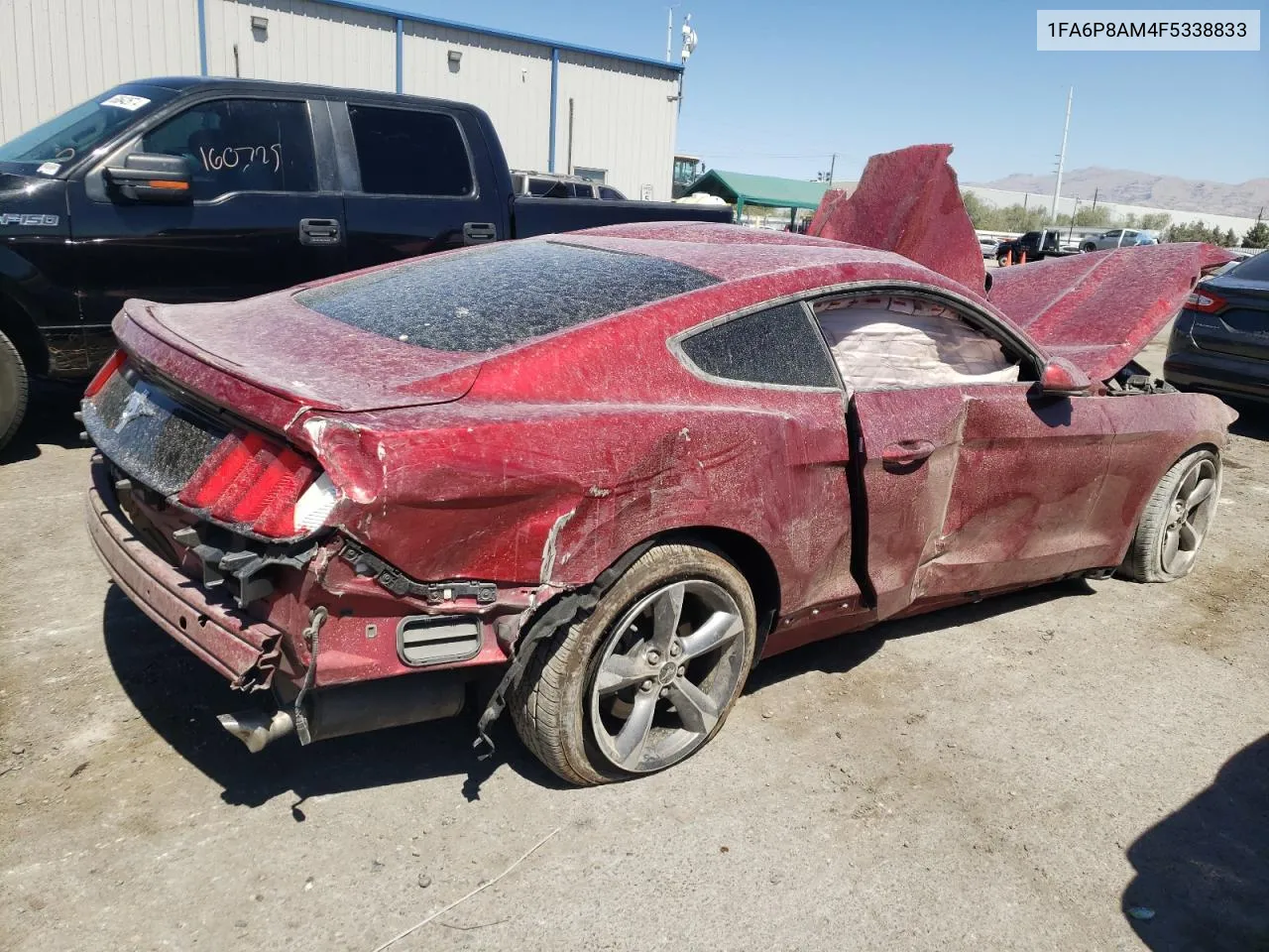 2015 Ford Mustang VIN: 1FA6P8AM4F5338833 Lot: 61333254