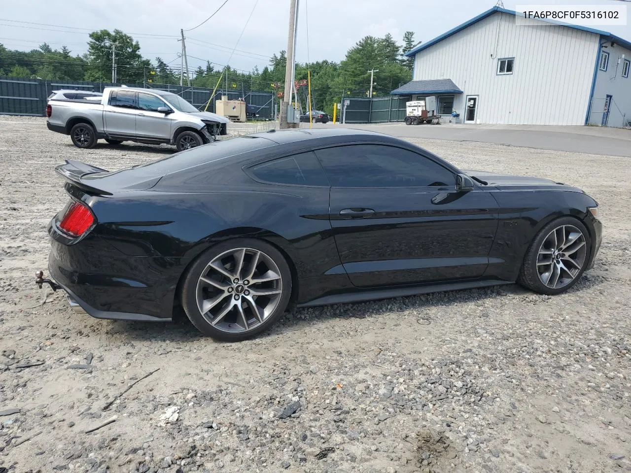 2015 Ford Mustang Gt VIN: 1FA6P8CF0F5316102 Lot: 62397024