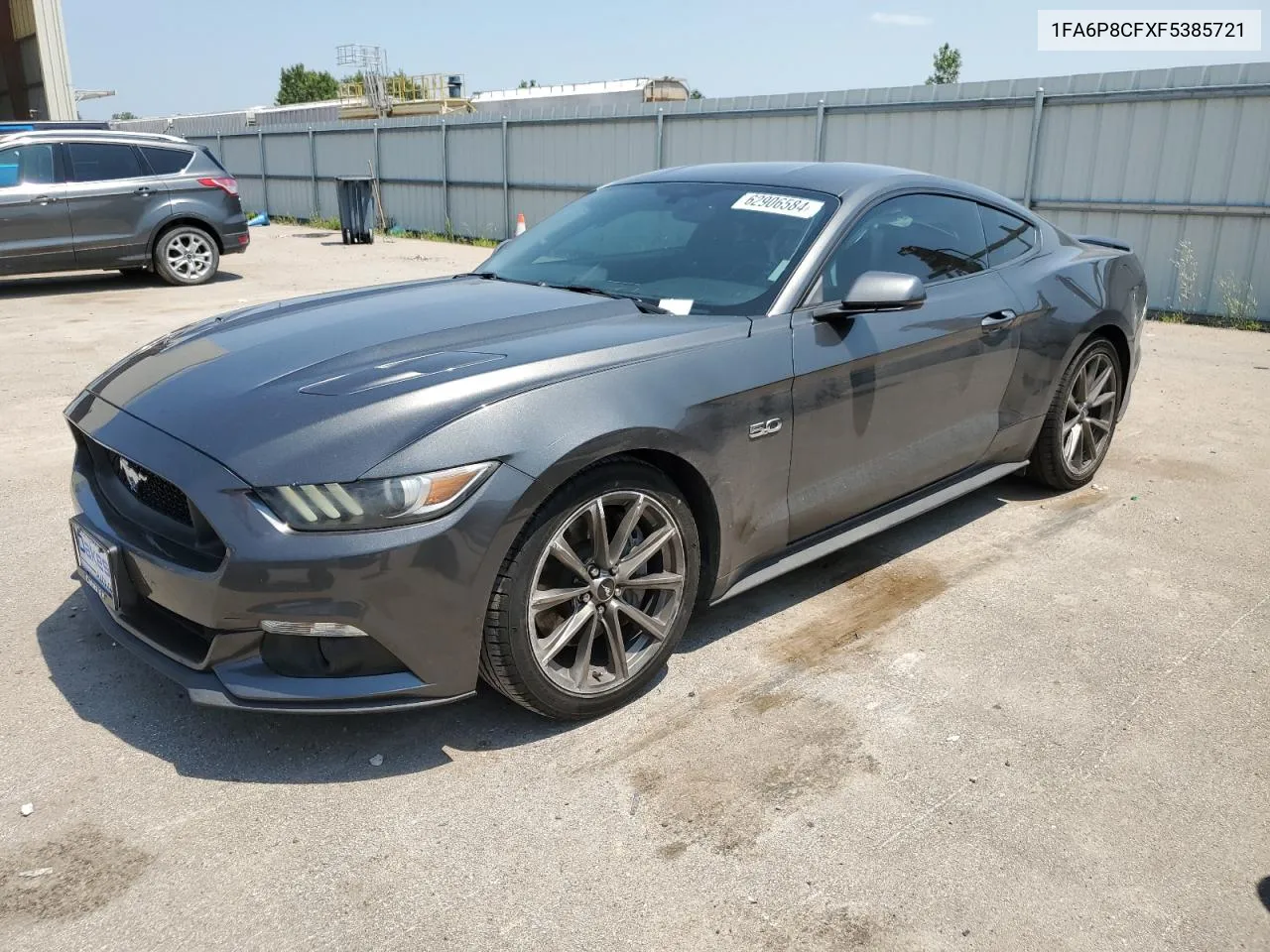 2015 Ford Mustang Gt VIN: 1FA6P8CFXF5385721 Lot: 62906584