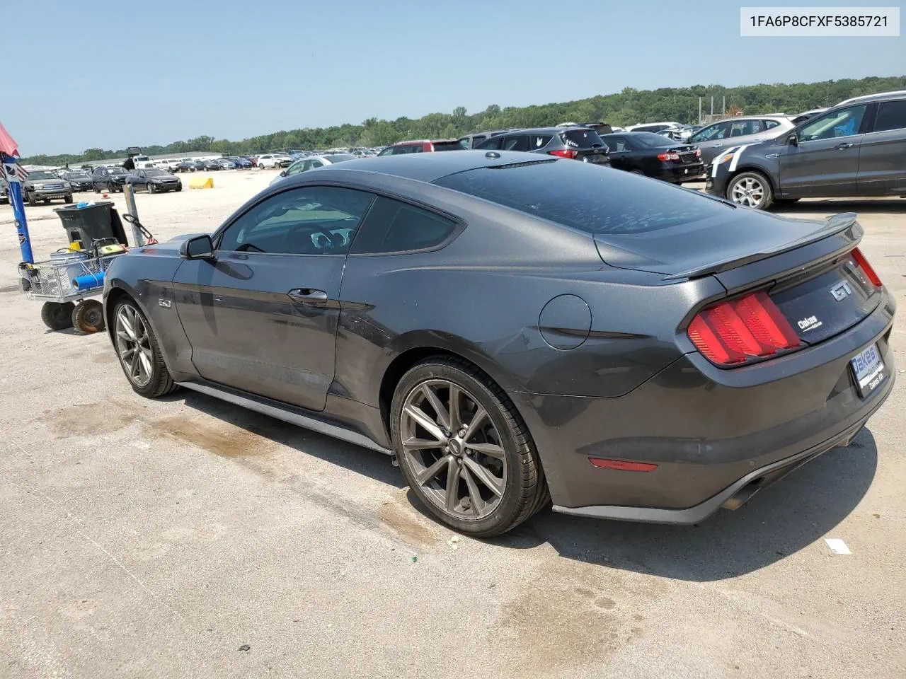 2015 Ford Mustang Gt VIN: 1FA6P8CFXF5385721 Lot: 62906584