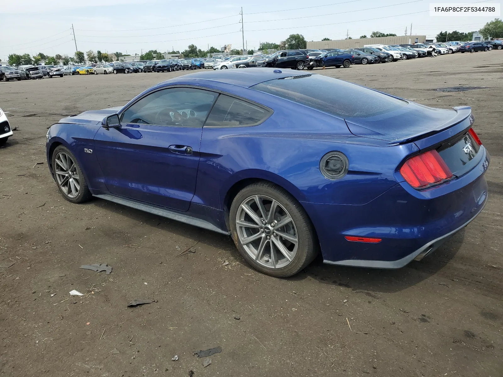 2015 Ford Mustang Gt VIN: 1FA6P8CF2F5344788 Lot: 63864884