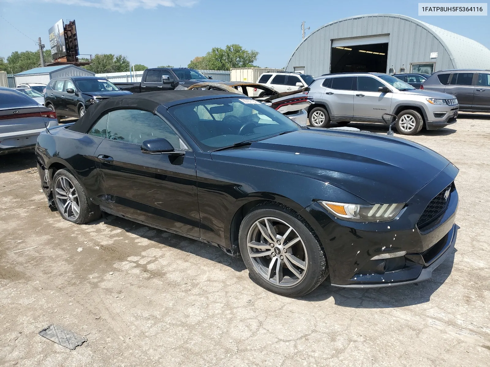 2015 Ford Mustang VIN: 1FATP8UH5F5364116 Lot: 65787194