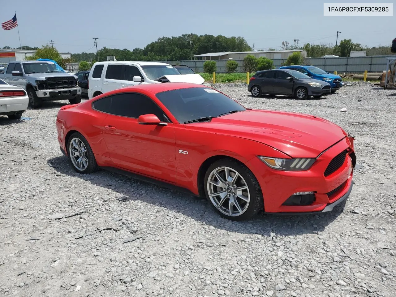 2015 Ford Mustang Gt VIN: 1FA6P8CFXF5309285 Lot: 66028604