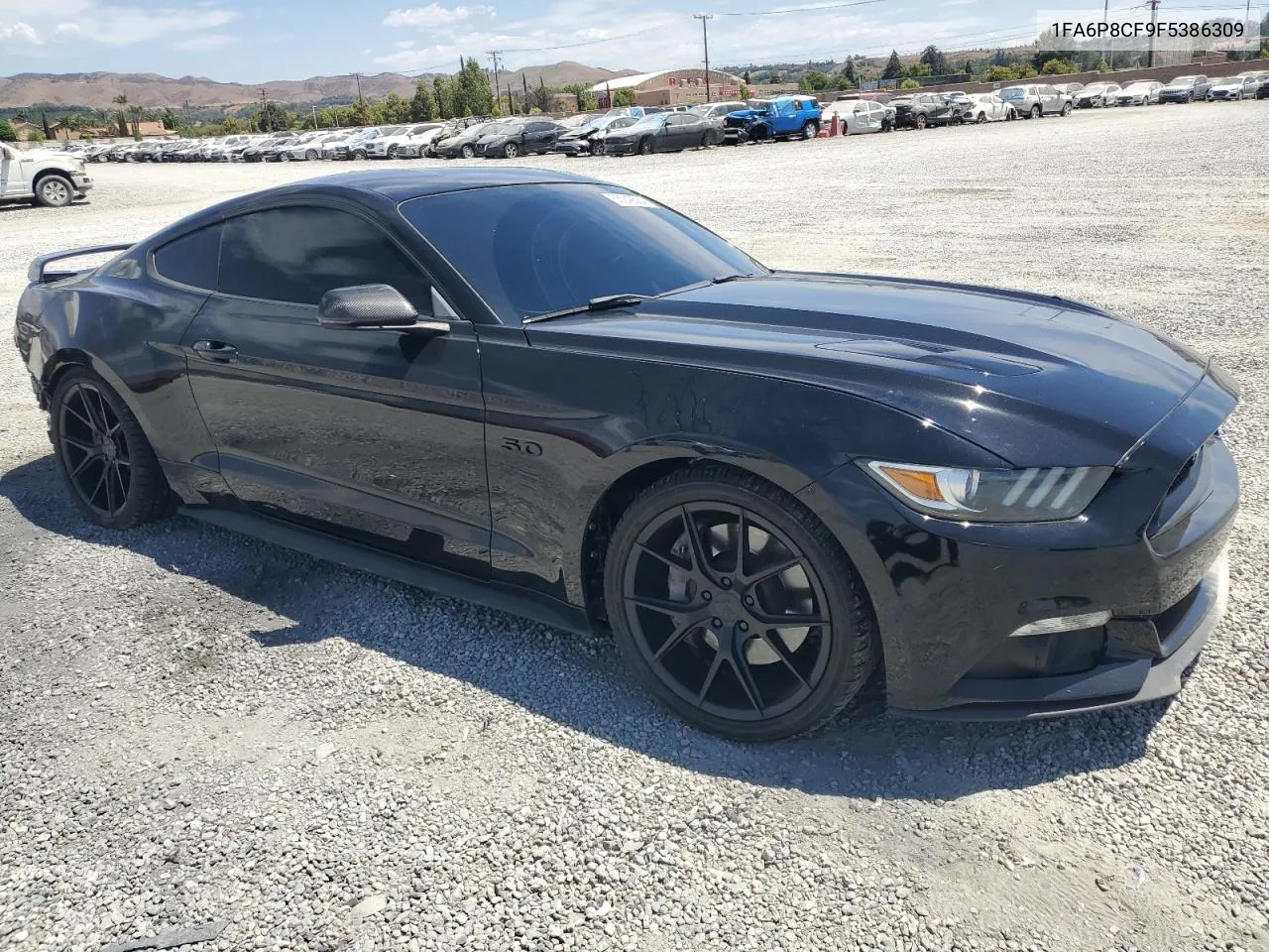 2015 Ford Mustang Gt VIN: 1FA6P8CF9F5386309 Lot: 66242584