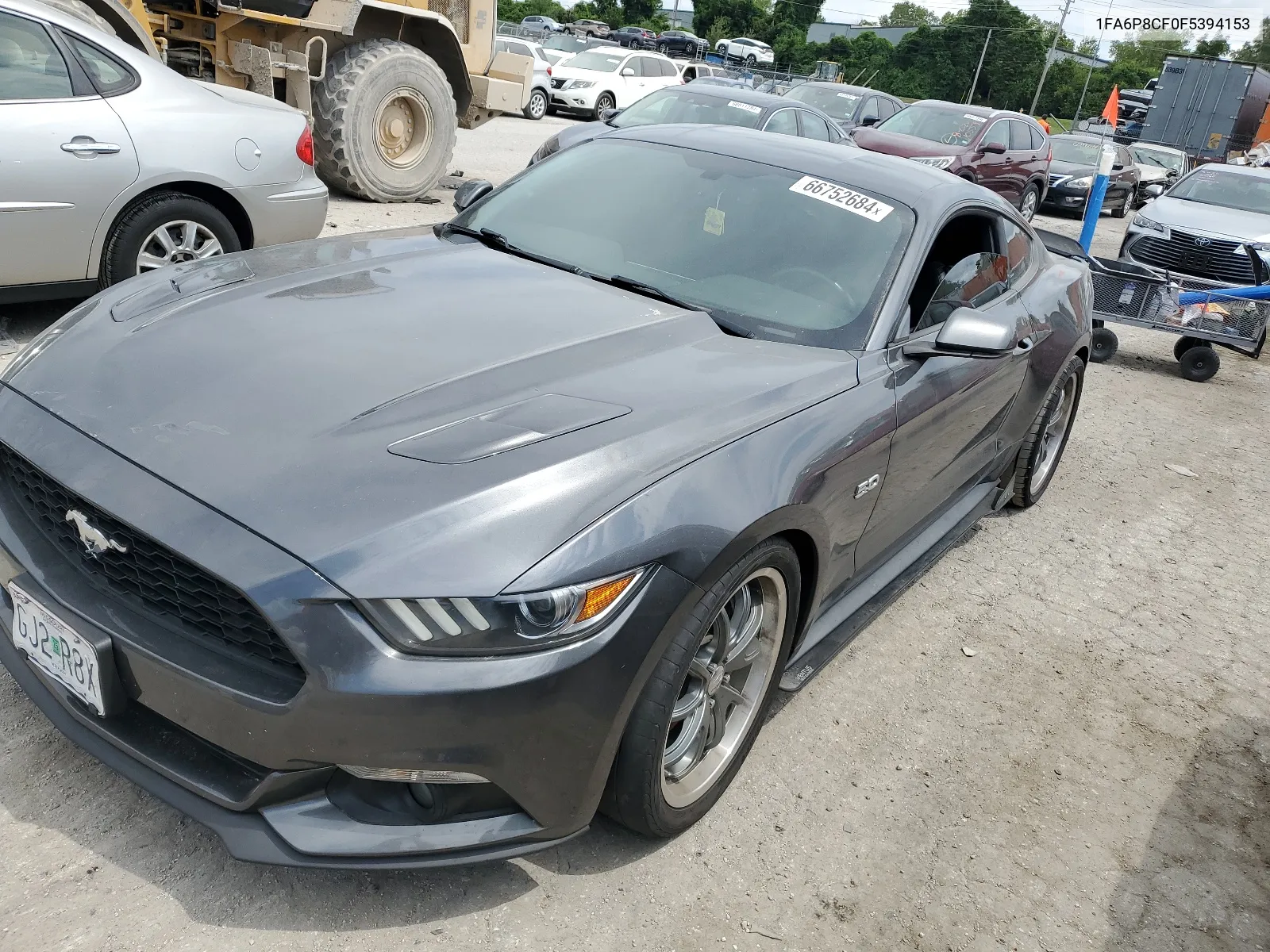 2015 Ford Mustang Gt VIN: 1FA6P8CF0F5394153 Lot: 66752684