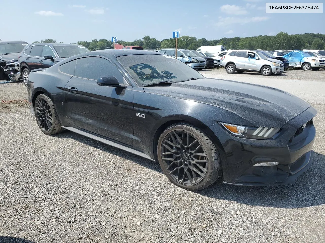 2015 Ford Mustang Gt VIN: 1FA6P8CF2F5375474 Lot: 67134714