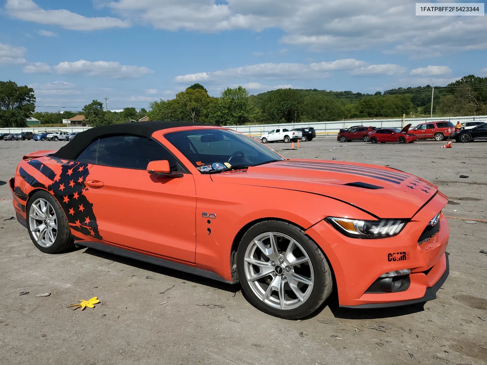 2015 Ford Mustang Gt VIN: 1FATP8FF2F5423344 Lot: 68254884