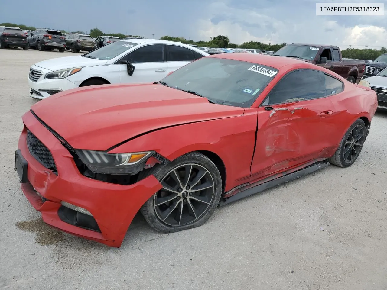 2015 Ford Mustang VIN: 1FA6P8TH2F5318323 Lot: 68532684