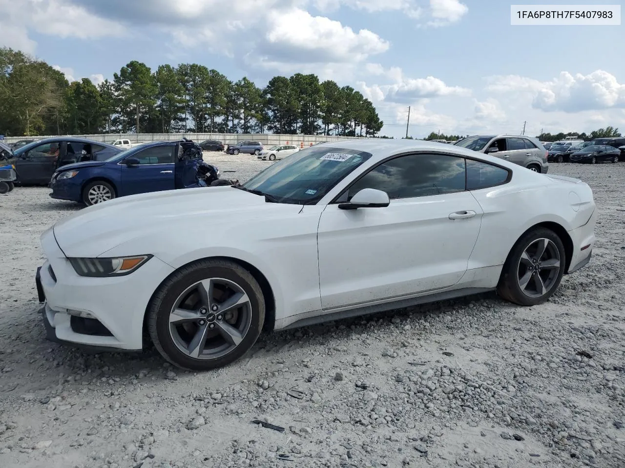 2015 Ford Mustang VIN: 1FA6P8TH7F5407983 Lot: 68572504