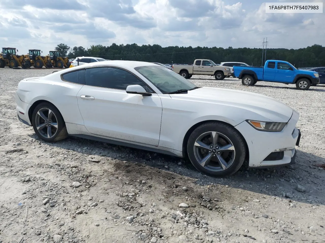 2015 Ford Mustang VIN: 1FA6P8TH7F5407983 Lot: 68572504