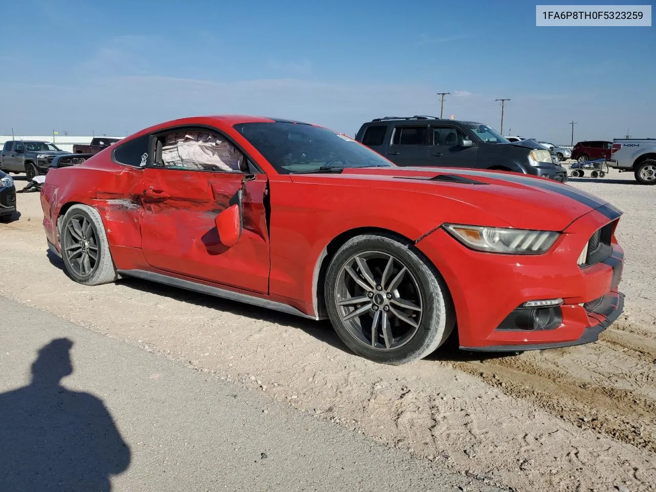 2015 Ford Mustang VIN: 1FA6P8TH0F5323259 Lot: 68676054