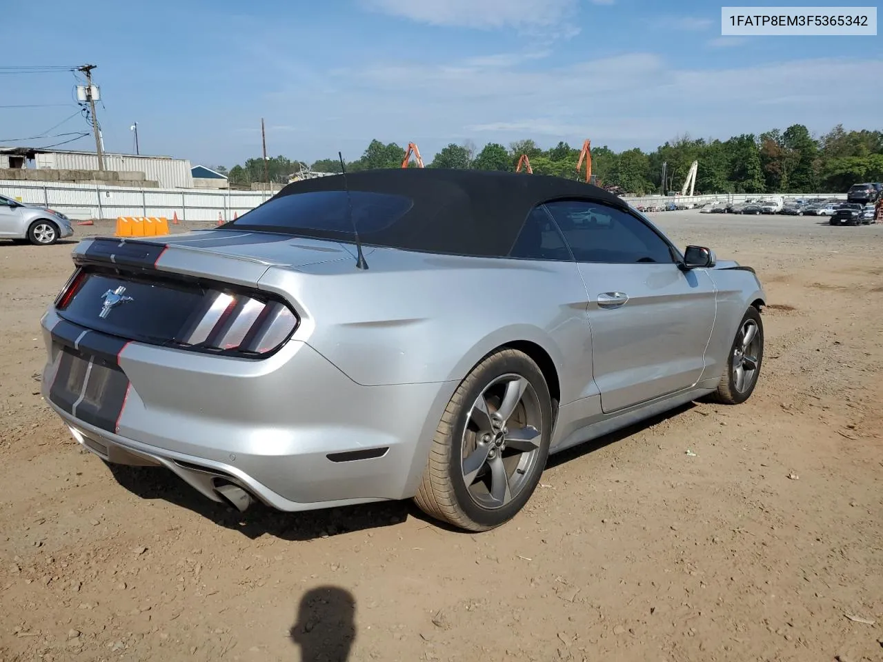 2015 Ford Mustang VIN: 1FATP8EM3F5365342 Lot: 68705664