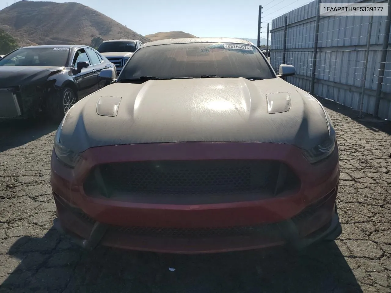 2015 Ford Mustang VIN: 1FA6P8TH9F5339377 Lot: 68756074