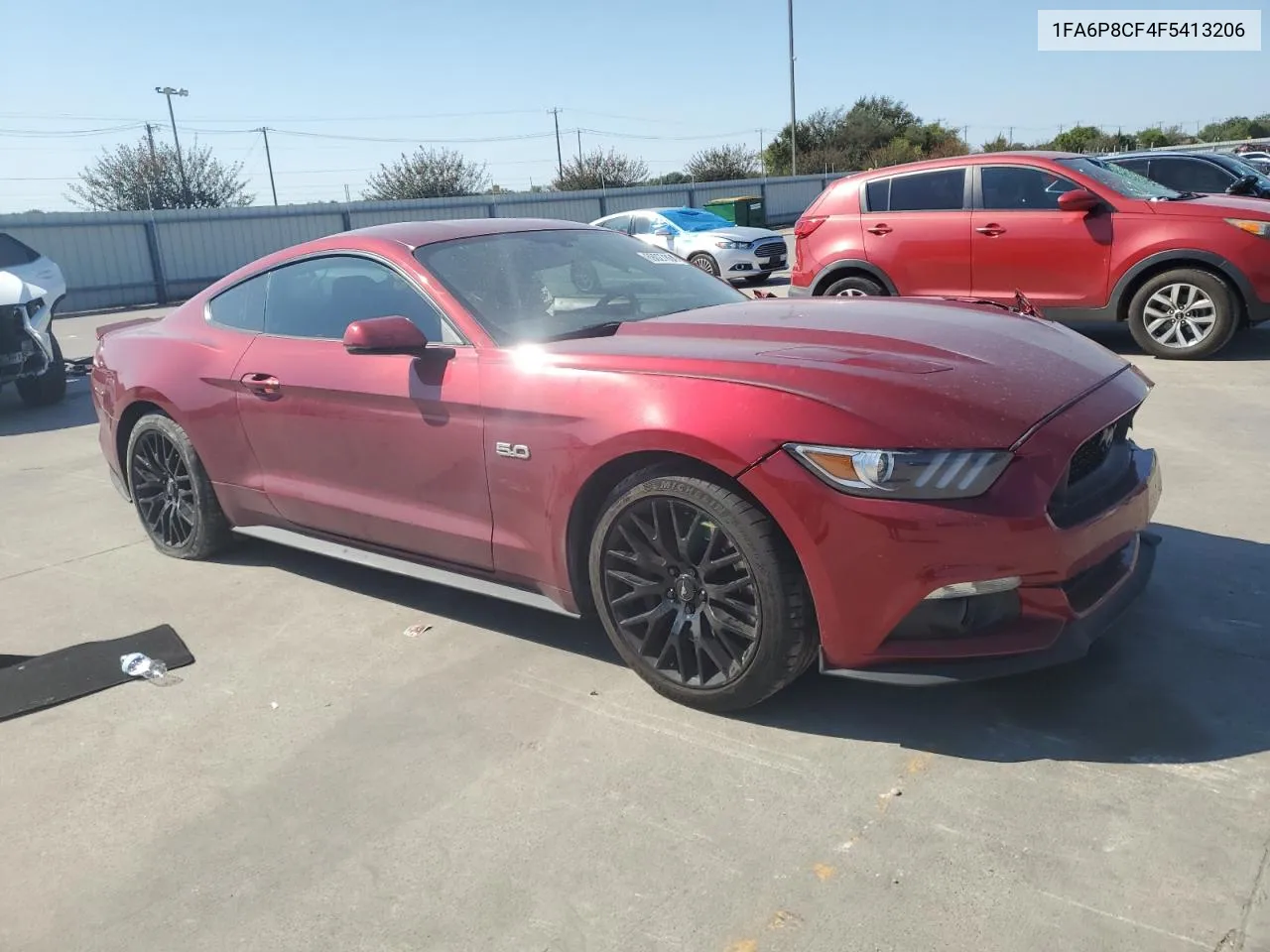 2015 Ford Mustang Gt VIN: 1FA6P8CF4F5413206 Lot: 69027864