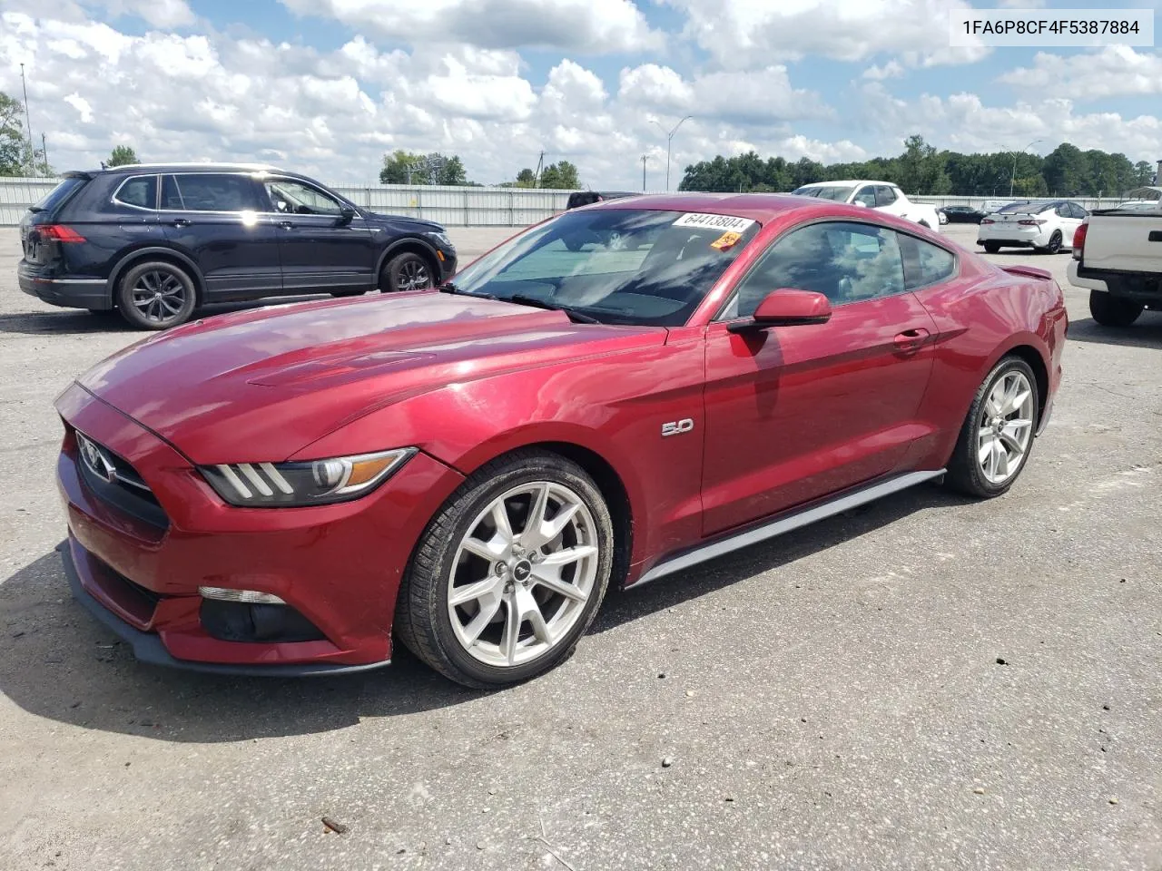 2015 Ford Mustang Gt VIN: 1FA6P8CF4F5387884 Lot: 70318714