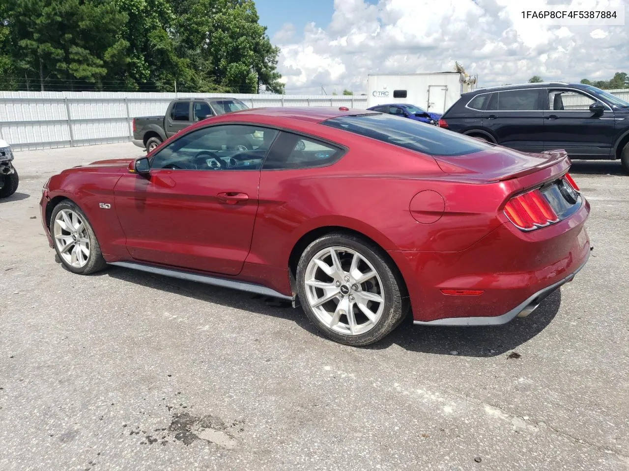 2015 Ford Mustang Gt VIN: 1FA6P8CF4F5387884 Lot: 70318714