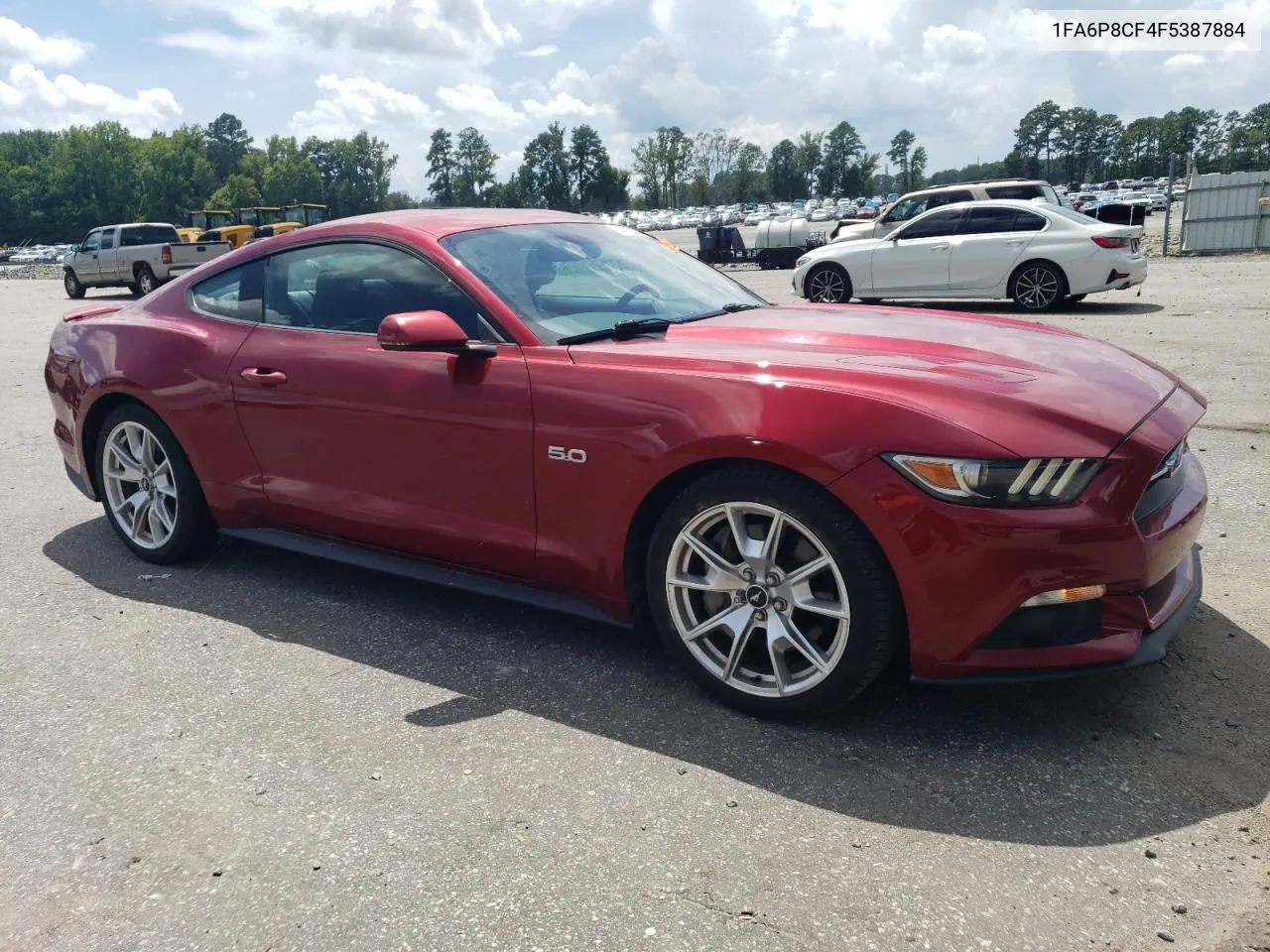 2015 Ford Mustang Gt VIN: 1FA6P8CF4F5387884 Lot: 70318714