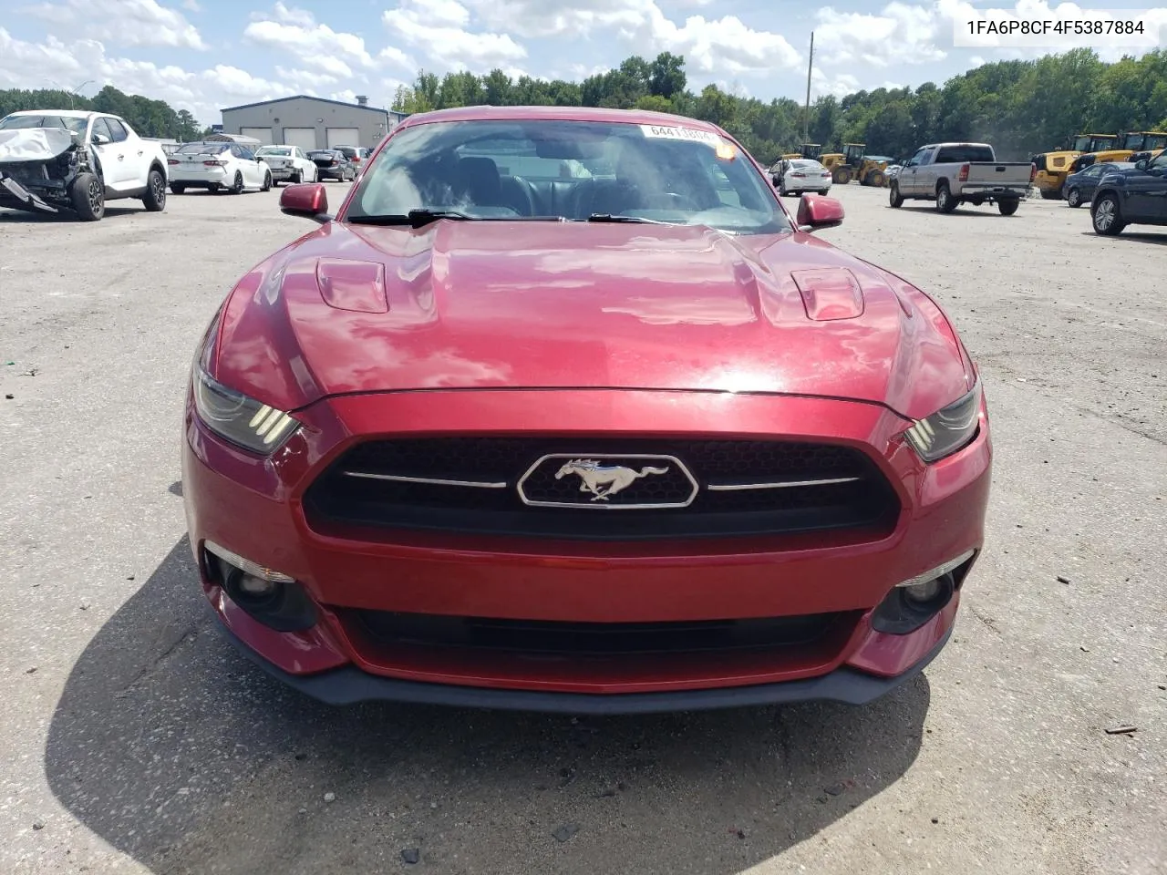 2015 Ford Mustang Gt VIN: 1FA6P8CF4F5387884 Lot: 70318714