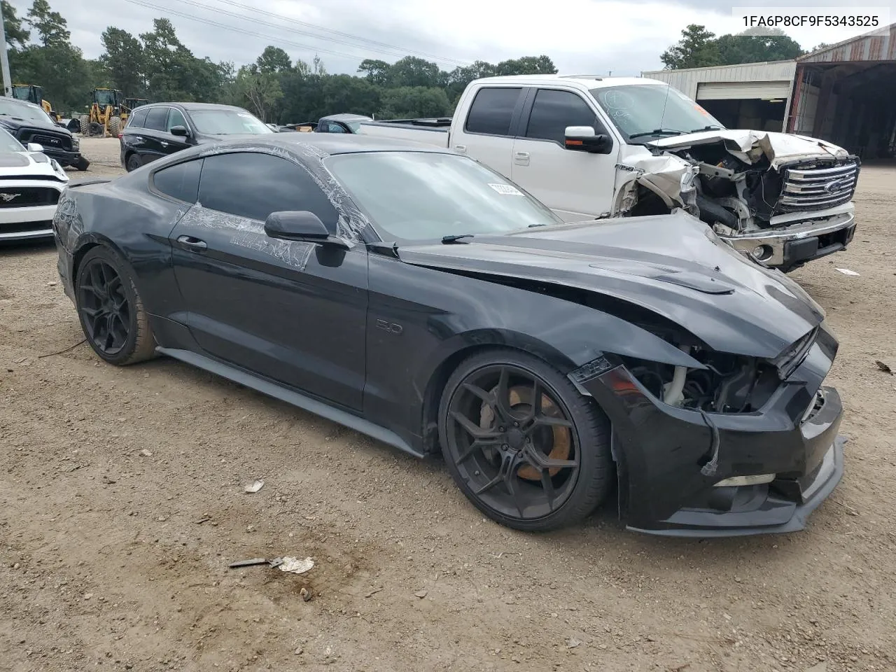 2015 Ford Mustang Gt VIN: 1FA6P8CF9F5343525 Lot: 70329404