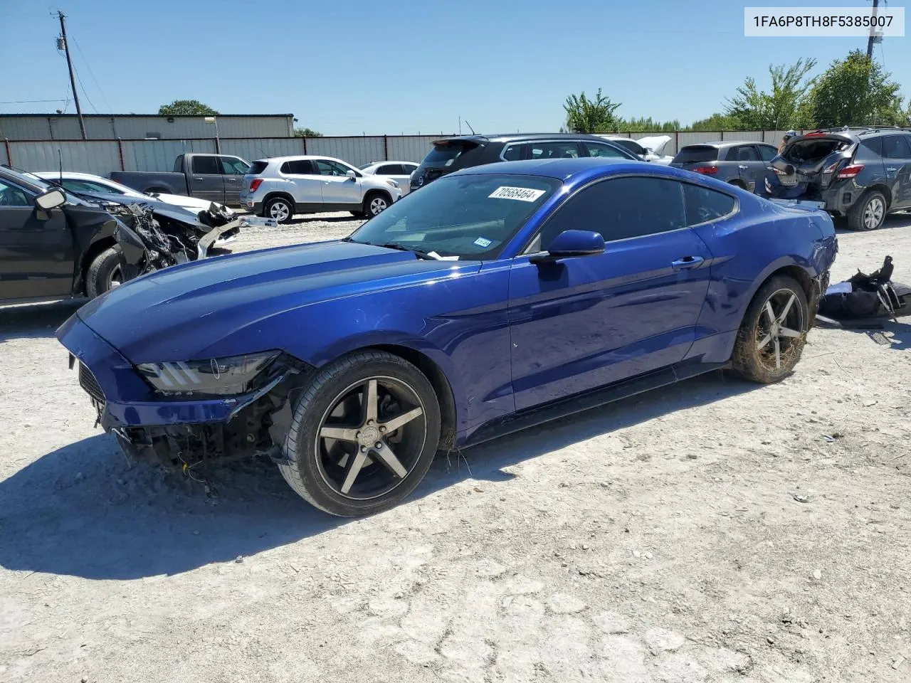 2015 Ford Mustang VIN: 1FA6P8TH8F5385007 Lot: 70568464