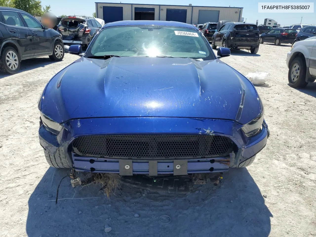 2015 Ford Mustang VIN: 1FA6P8TH8F5385007 Lot: 70568464