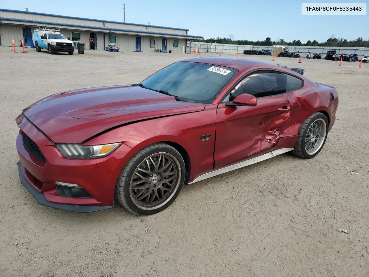 2015 Ford Mustang Gt VIN: 1FA6P8CF0F5335443 Lot: 70796414