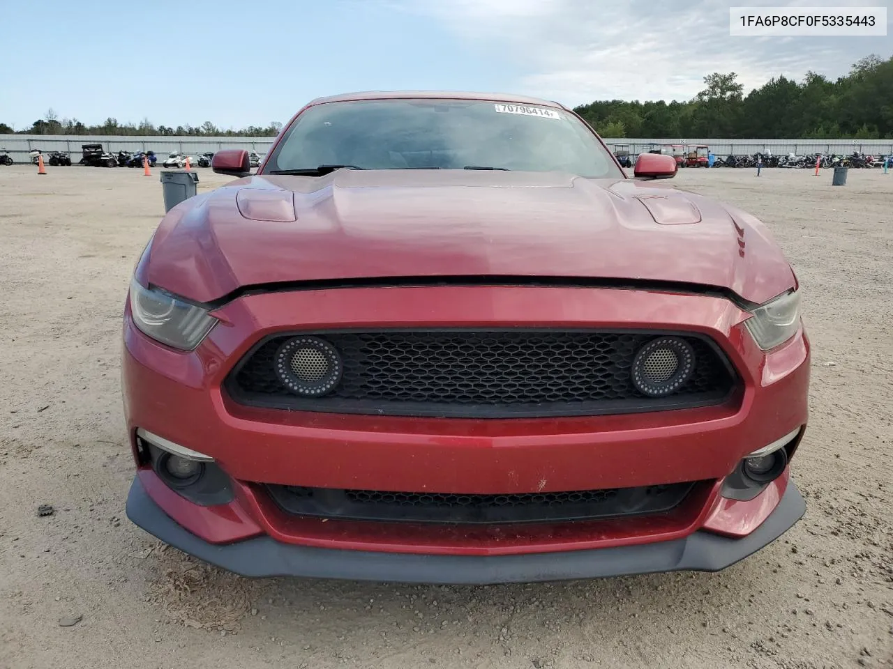 2015 Ford Mustang Gt VIN: 1FA6P8CF0F5335443 Lot: 70796414