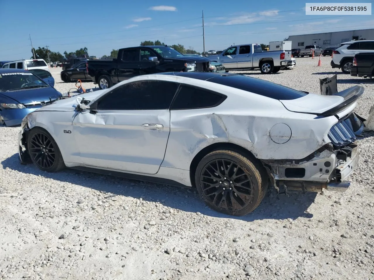 2015 Ford Mustang Gt VIN: 1FA6P8CF0F5381595 Lot: 70887344