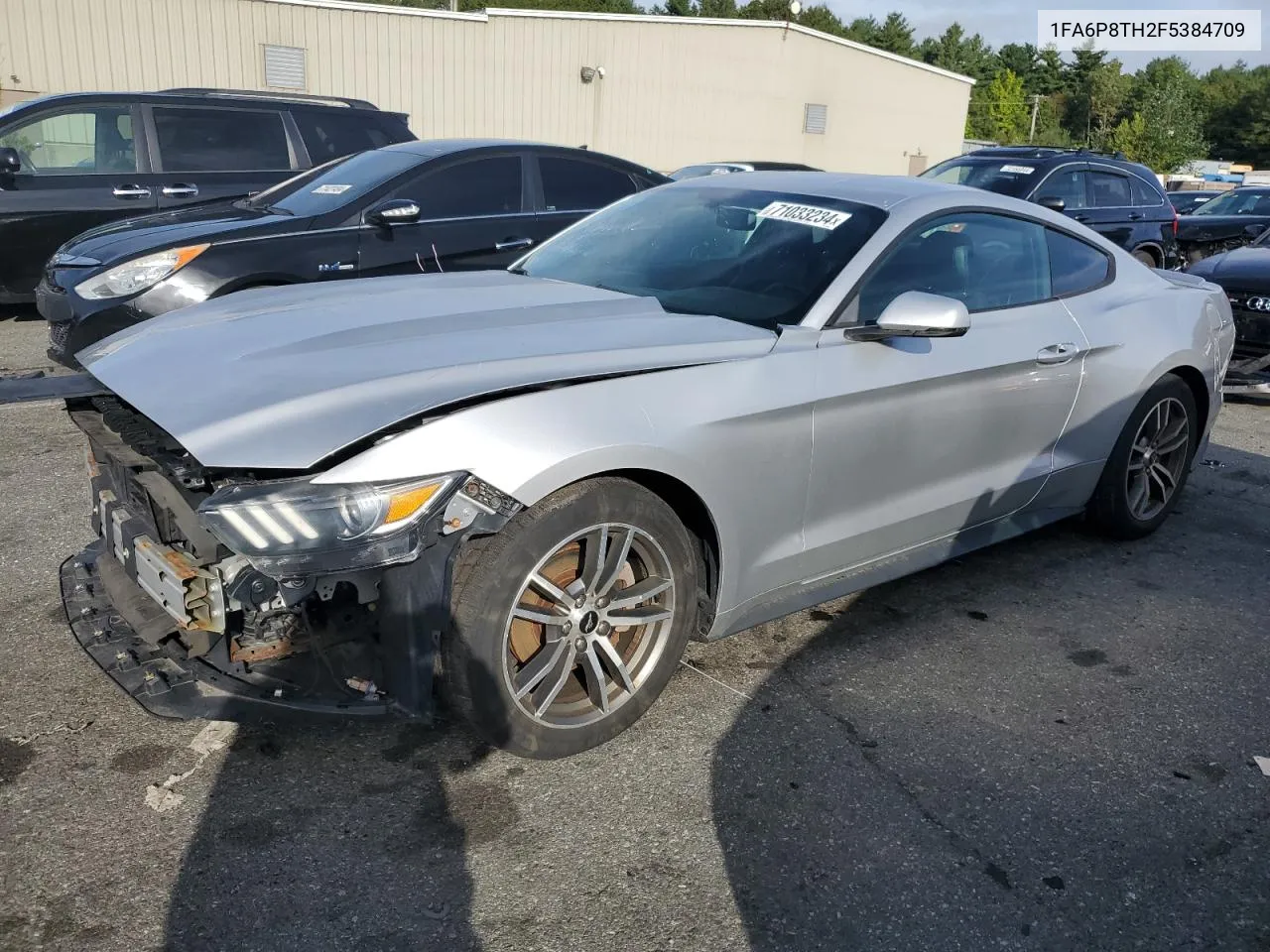 2015 Ford Mustang VIN: 1FA6P8TH2F5384709 Lot: 71033234