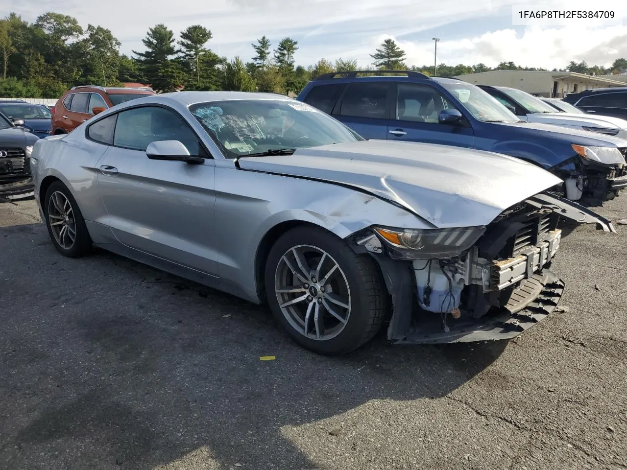 2015 Ford Mustang VIN: 1FA6P8TH2F5384709 Lot: 71033234