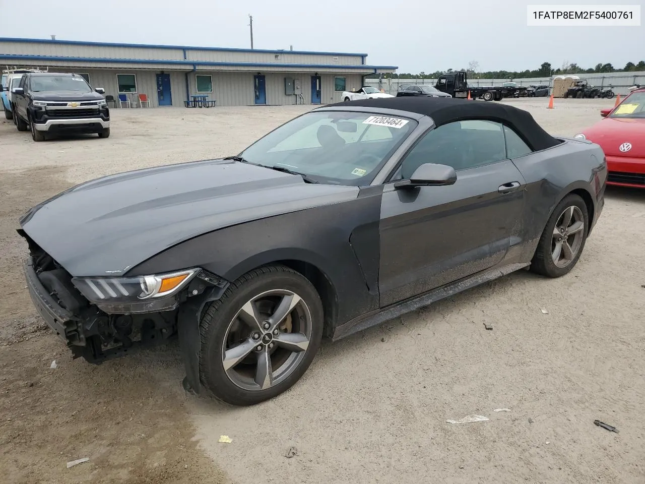 2015 Ford Mustang VIN: 1FATP8EM2F5400761 Lot: 71203464