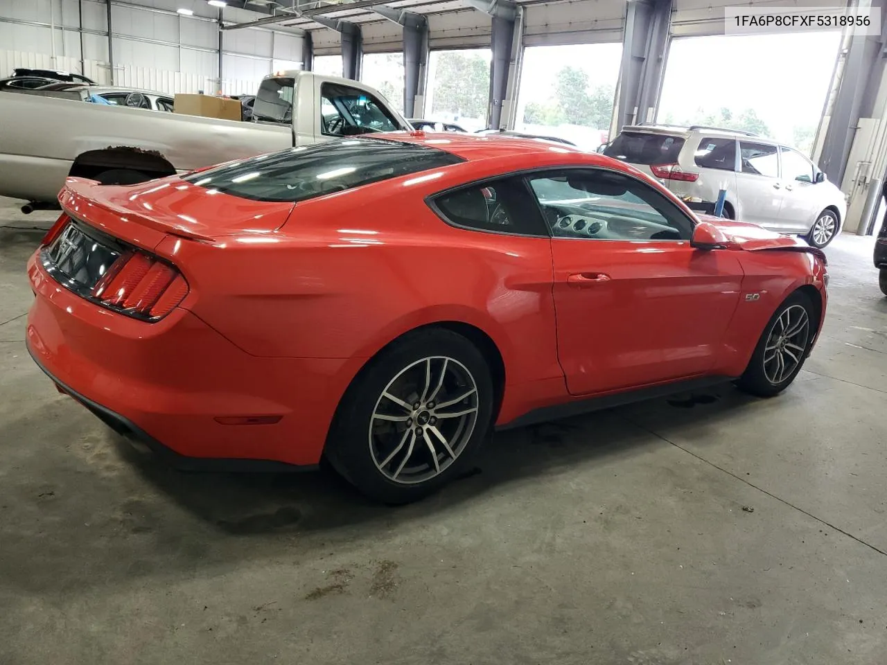 2015 Ford Mustang Gt VIN: 1FA6P8CFXF5318956 Lot: 71934684