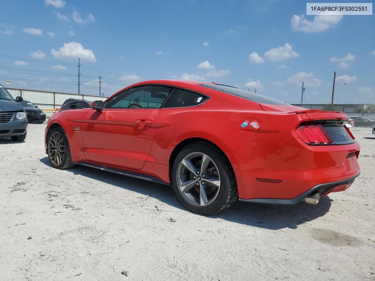 1FA6P8CF3F5302551 2015 Ford Mustang Gt