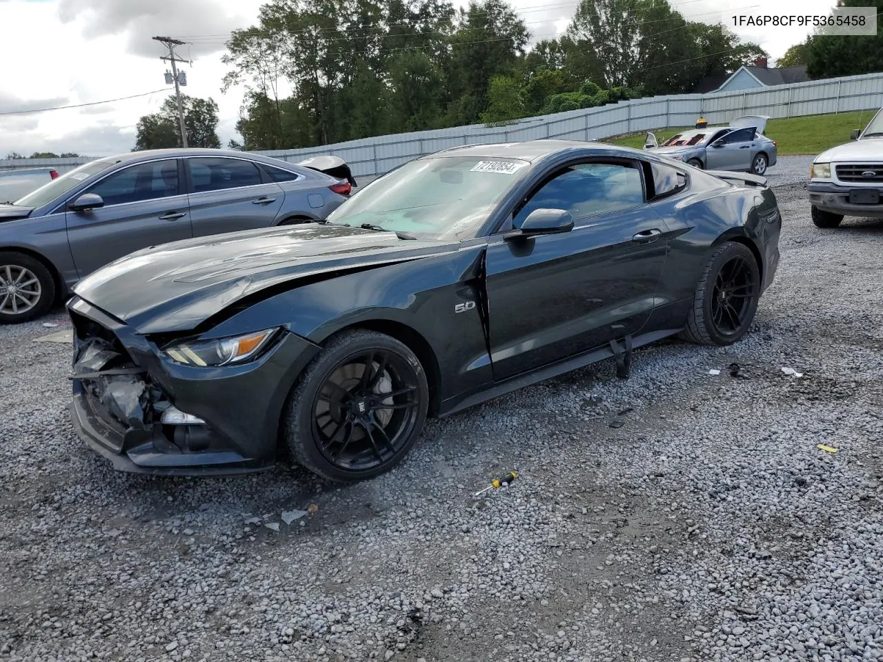 2015 Ford Mustang Gt VIN: 1FA6P8CF9F5365458 Lot: 72192854