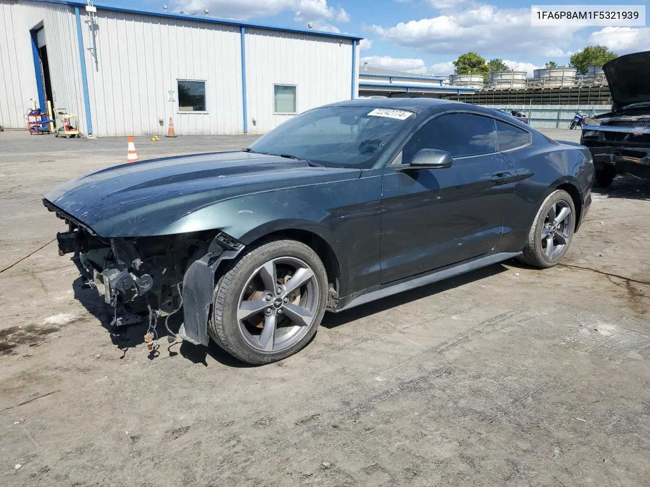 2015 Ford Mustang VIN: 1FA6P8AM1F5321939 Lot: 72242774