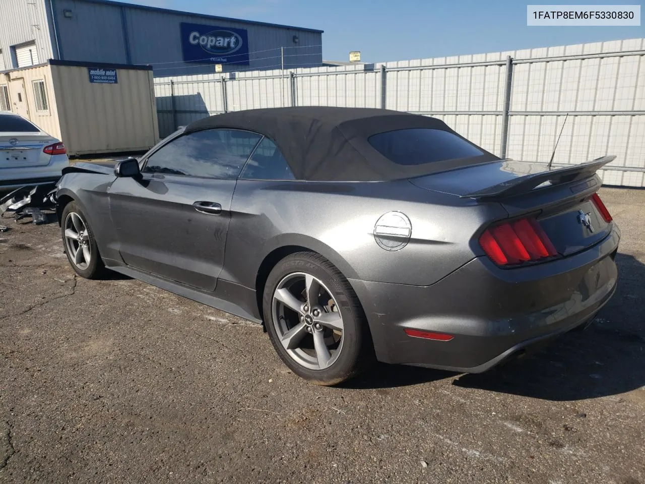 2015 Ford Mustang VIN: 1FATP8EM6F5330830 Lot: 72541564