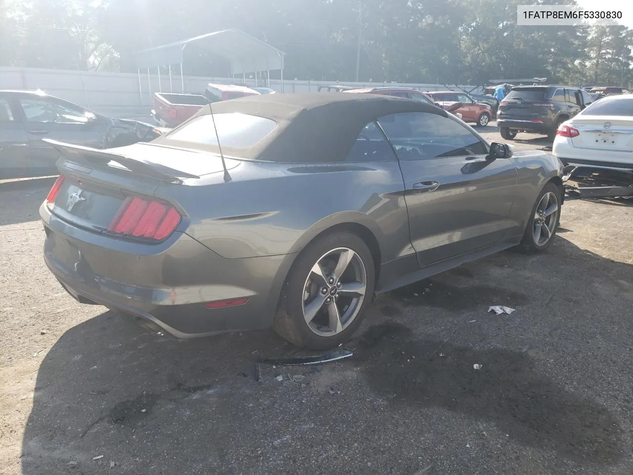 2015 Ford Mustang VIN: 1FATP8EM6F5330830 Lot: 72541564