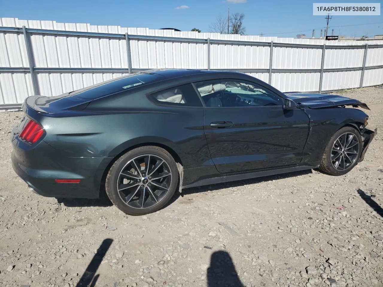 2015 Ford Mustang VIN: 1FA6P8TH8F5380812 Lot: 72554284