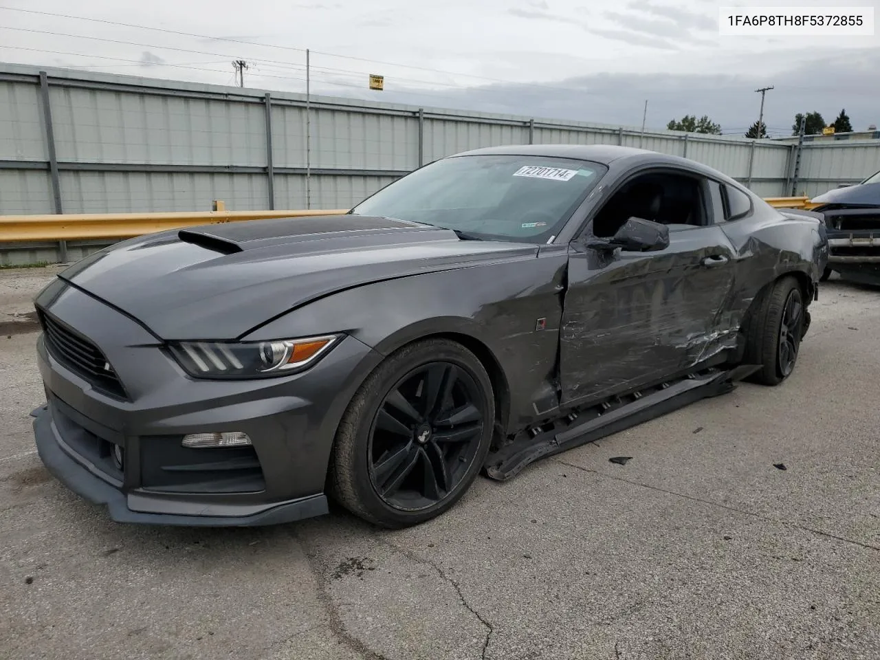 2015 Ford Mustang VIN: 1FA6P8TH8F5372855 Lot: 72701714