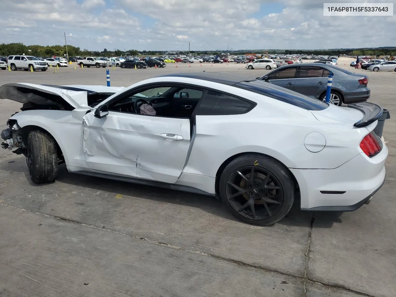 2015 Ford Mustang VIN: 1FA6P8TH5F5337643 Lot: 72825374